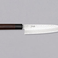 Tsunehisa Santoku VG-10 Damascus Tsuchime 185 mm