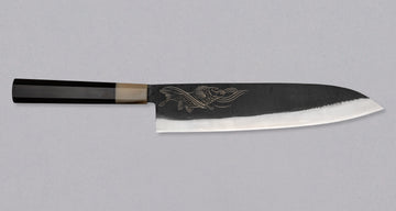 Yoshida Gyuto SUJ-2 Kuro-uchi 240 mm [Koi Fish]