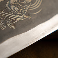 Yoshida Gyuto SUJ-2 Kuro-uchi 240 mm [Koi Fish]