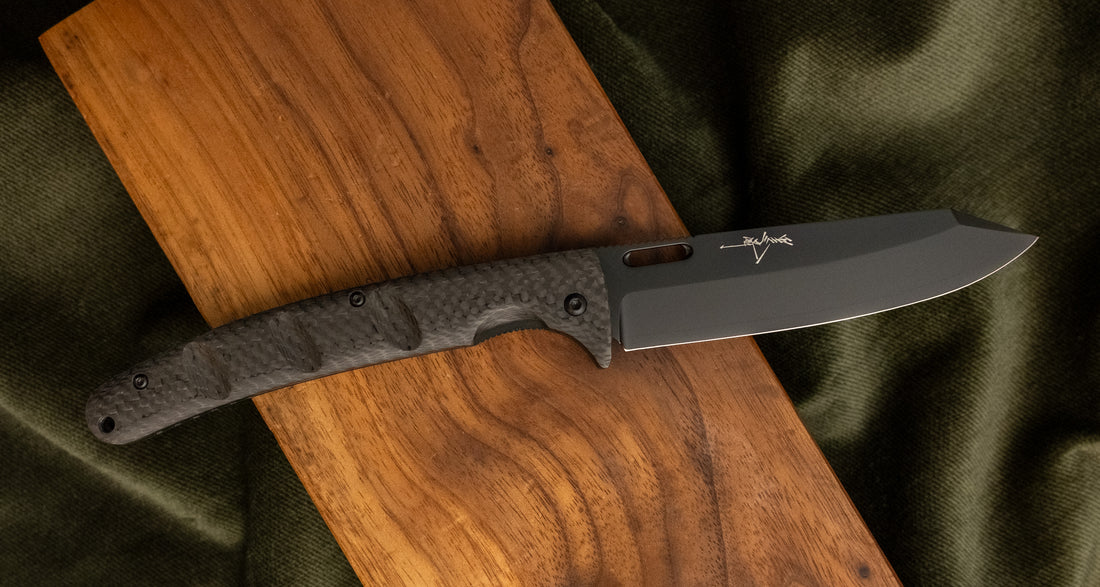 Yu Kurosaki Utility Folding Knife SG2 Carbon 135 mm