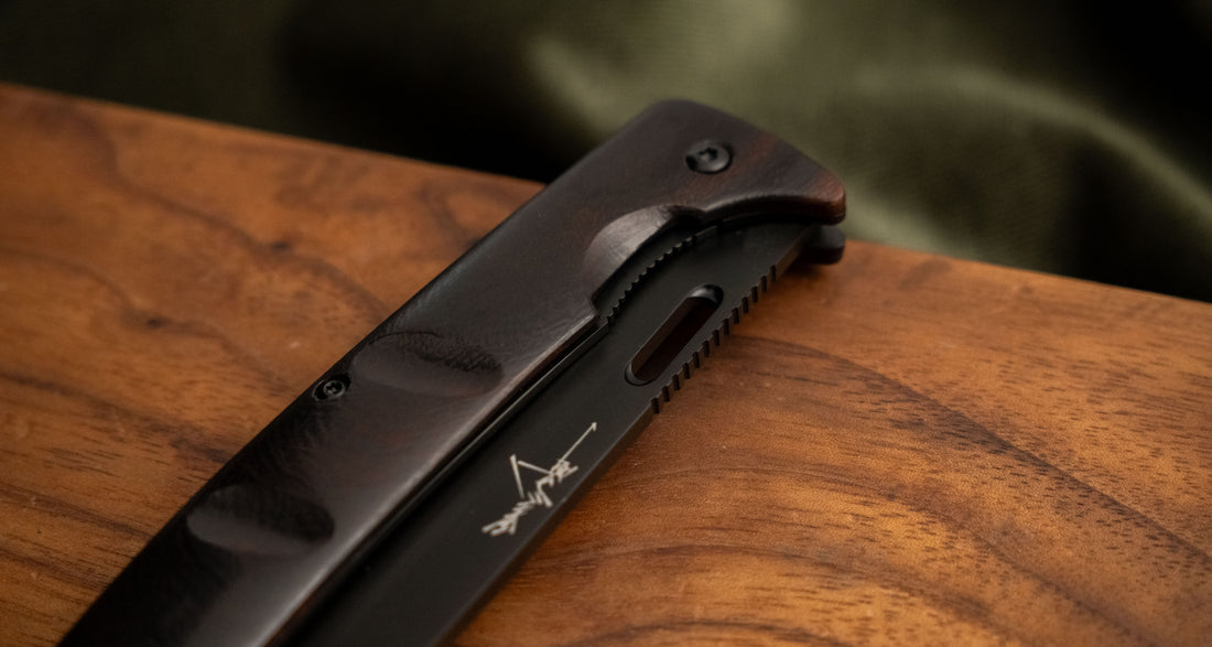 Yu Kurosaki Utility Folding Knife SG2 Ironwood 135 mm