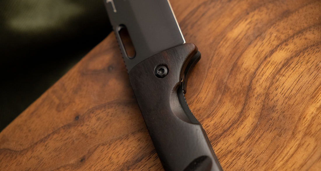 Yu Kurosaki Utility Folding Knife SG2 Ironwood 135 mm