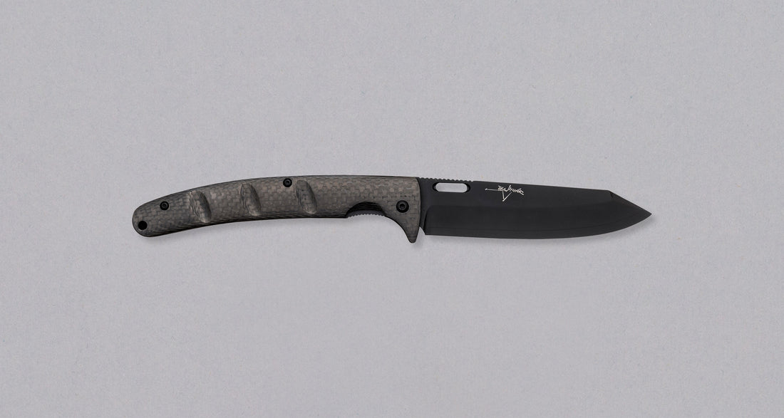 Yu Kurosaki Utility Folding Knife SG2 Carbon 135 mm
