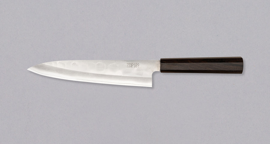 ZDP-189 Gyuto Silver Ebony 210 mm [limited]