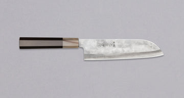 ZDP-189 Santoku Silver Ebony 180 mm